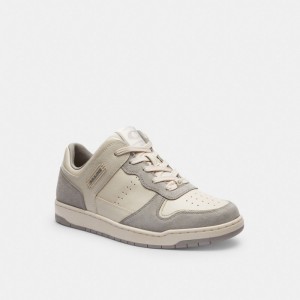 Coach C201 Low Top Sneaker Sneakers Dame Grå | TVS706148