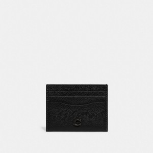 Coach Card Case Kortetui Dame Svarte | DTA047189