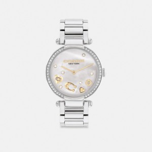 Coach Cary Watch, 34 Mm Klokke Dame Grå | OYC754208