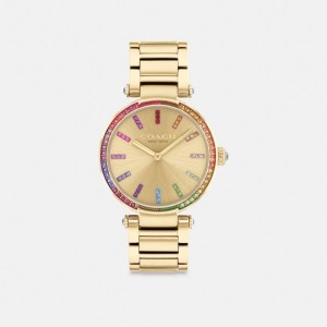 Coach Cary Watch, 34 Mm Klokke Dame Gull | PUN820354