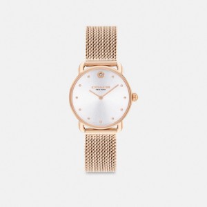 Coach Elliot Watch, 28 Mm Klokke Dame Rosa Gull | LRW349706