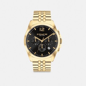 Coach Greyson Watch, 43 Mm Klokke Herre Gull | XME832417