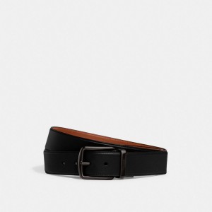 Coach Harness Buckle Cut To Size Reversible Belt, 38 Mm Belte Herre Svarte | DOX569103