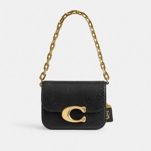 Coach Idol Bag In Python Skulderveske Dame Svarte | EMB170548