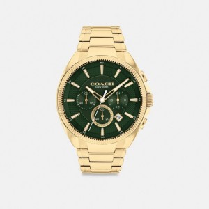 Coach Jackson Watch, 45 Mm Klokke Herre Gull | GQI391406