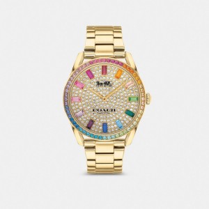 Coach Preston Watch, 36 Mm Klokke Dame Gull | WBV096478