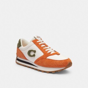 Coach Runner Sneaker Sneakers Herre Brune Oransje | WZI247365