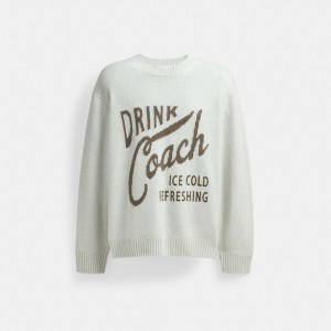 Coach Sweater Topper Herre Blå | NQW576419