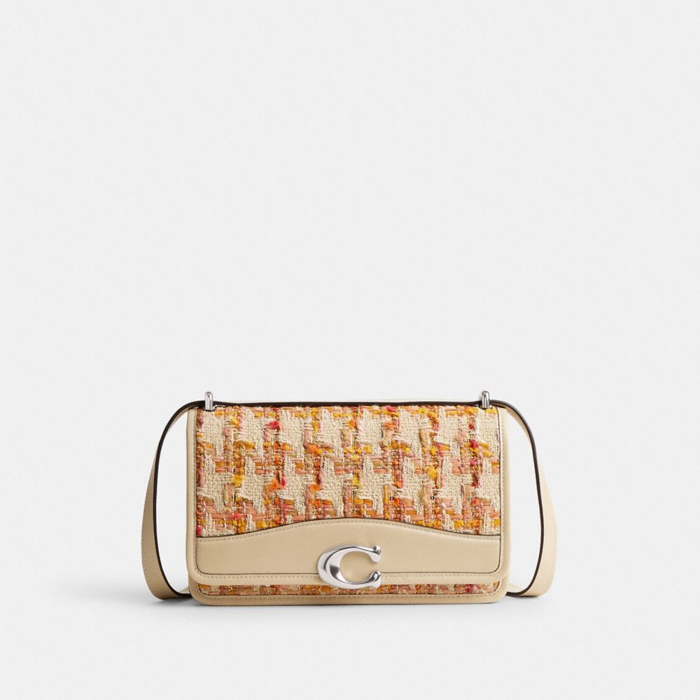 Coach Bandit Shoulder Bag In Tweed Skulderveske Dame Sølv Multicolor | AWZ408357