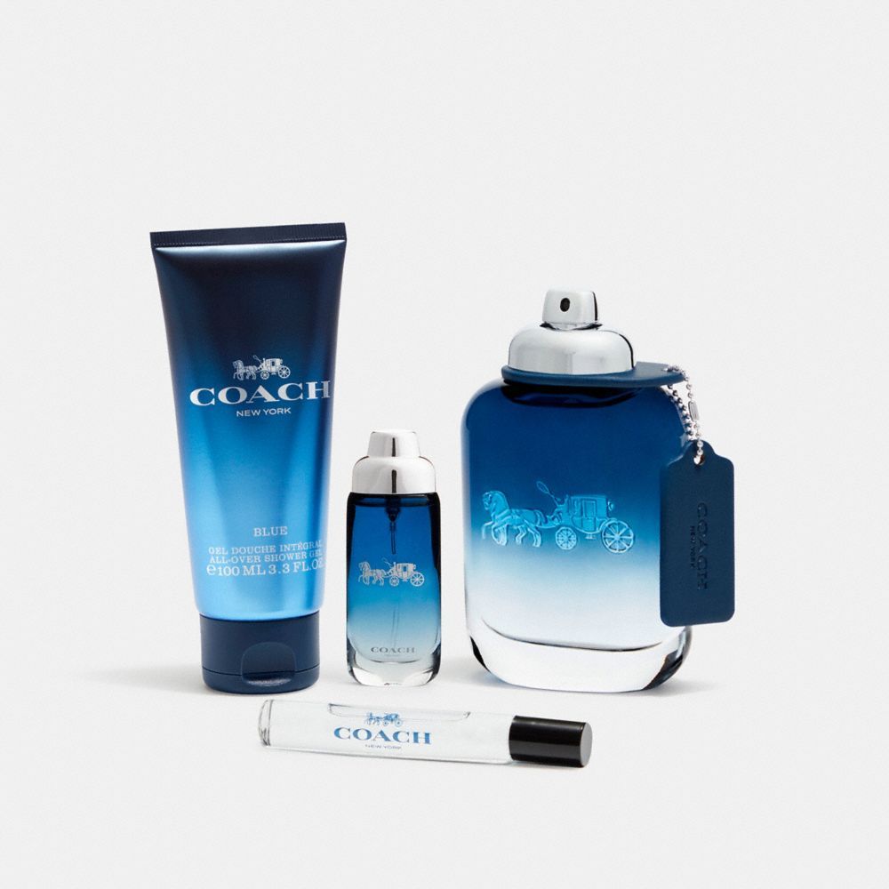 Coach Blue Eau De Toilette 3 Piece Gift Set Fragrance Herre Multicolor | VQP079862