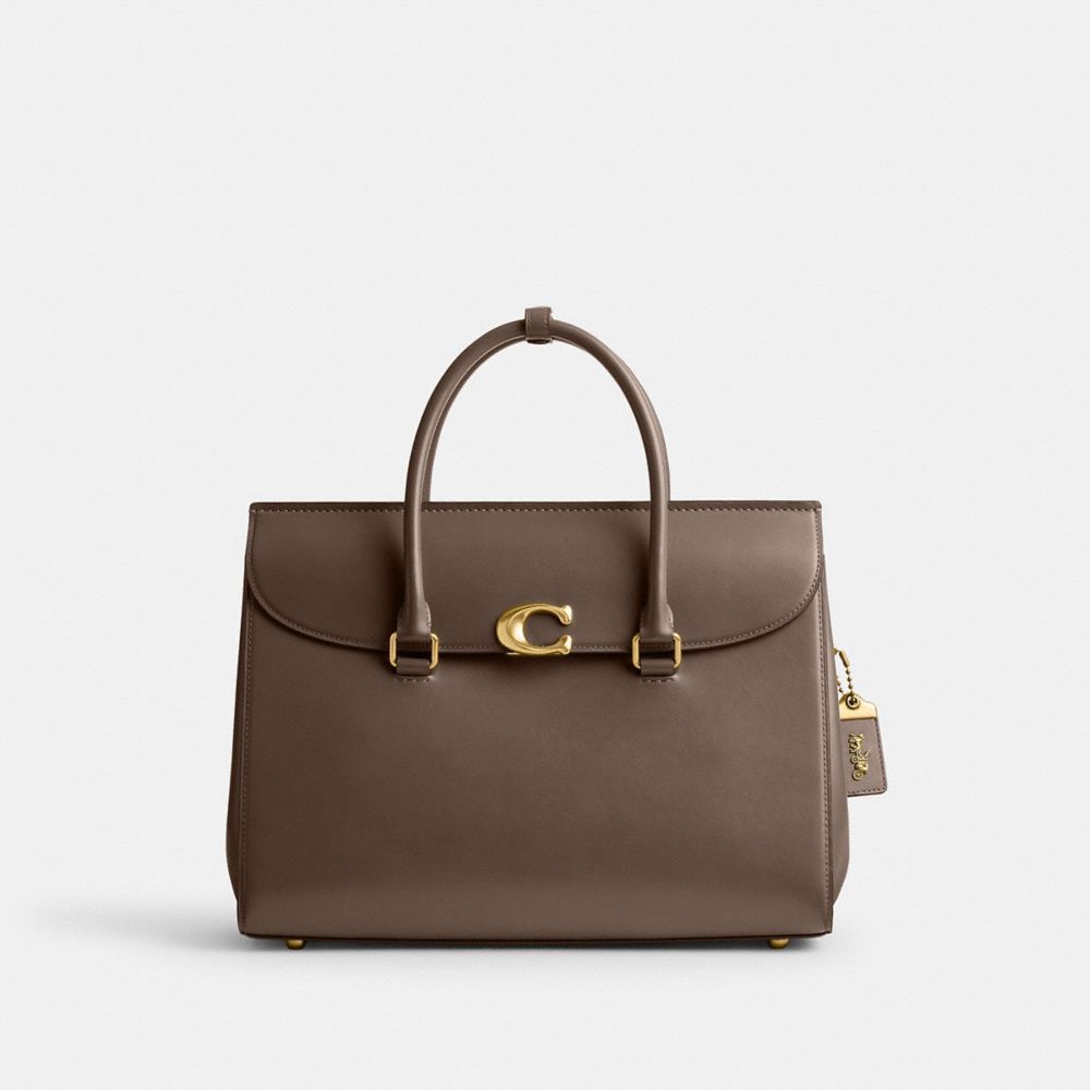 Coach Broome Carryall Bag 36 Håndveske Dame Mørke Grå | XSY263059