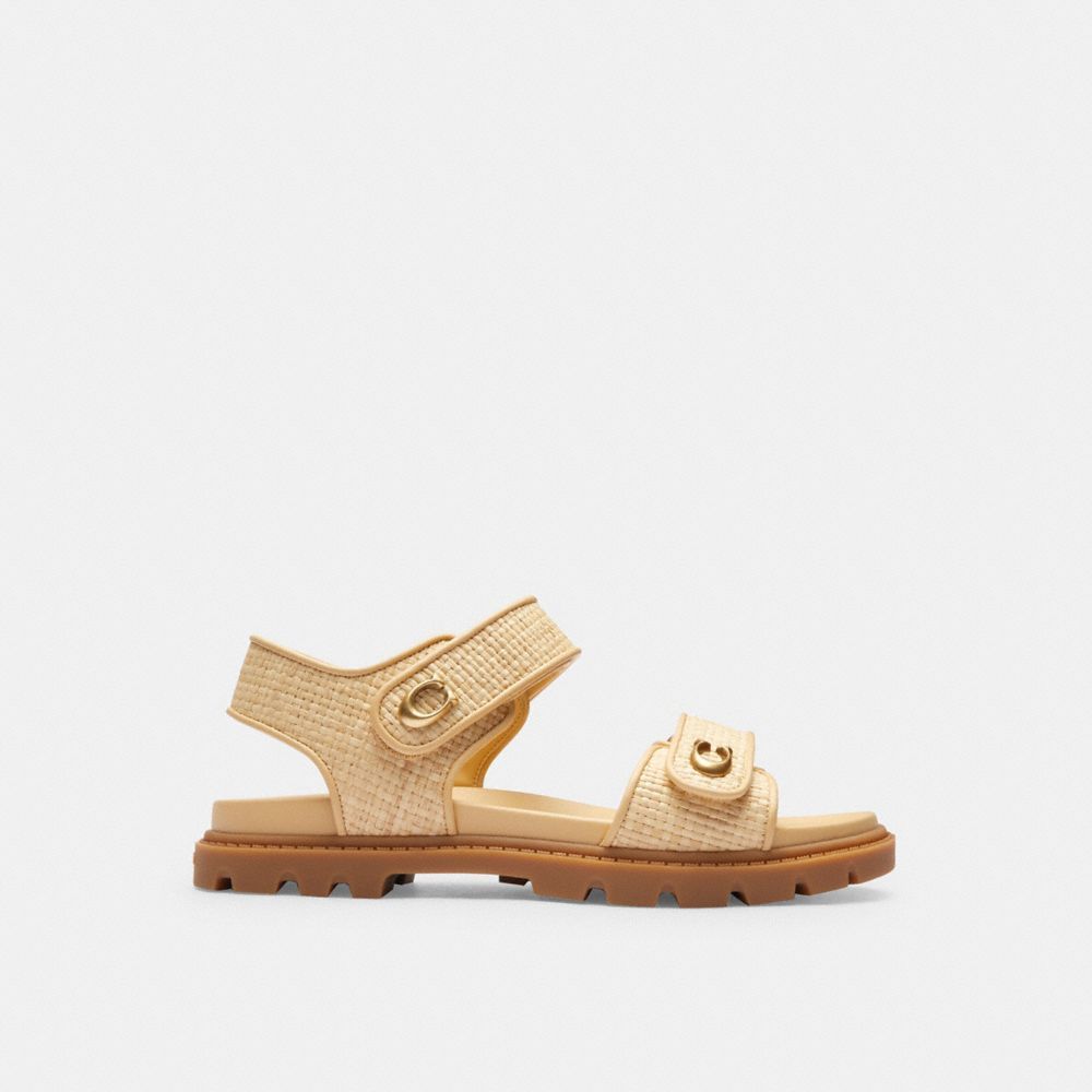 Coach Brynn Sandal Sandaler Dame Beige | SVD274358