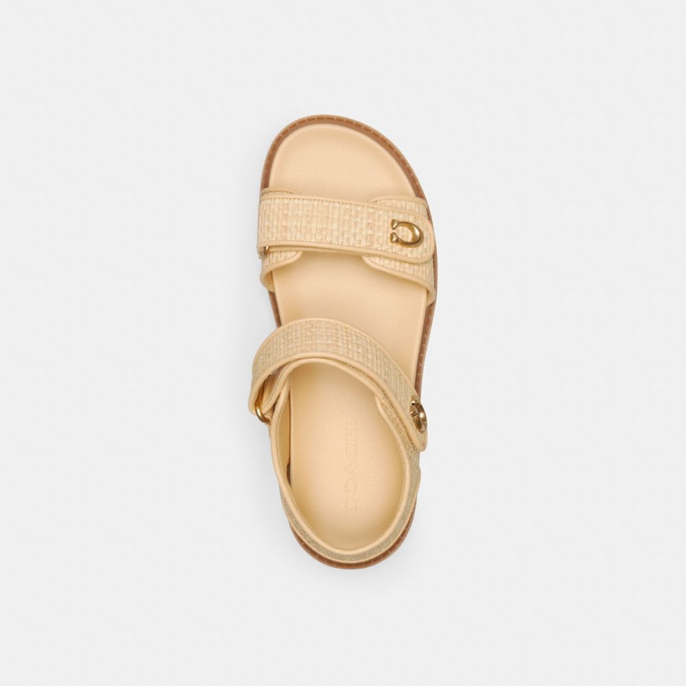 Coach Brynn Sandal Sandaler Dame Beige | SVD274358