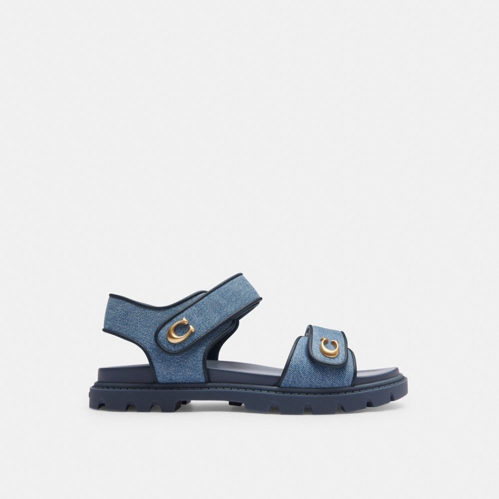 Coach Brynn Sandal Sandaler Dame Indigo Blå | IUD286931