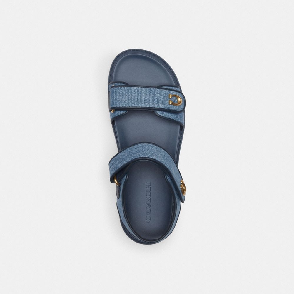 Coach Brynn Sandal Sandaler Dame Indigo Blå | IUD286931