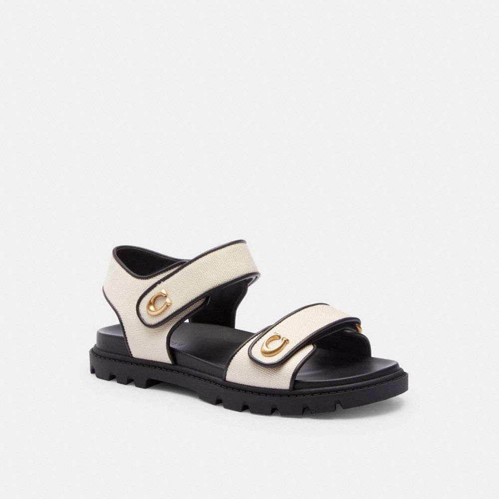 Coach Brynn Sandal Sandaler Dame Svarte | KEC931280