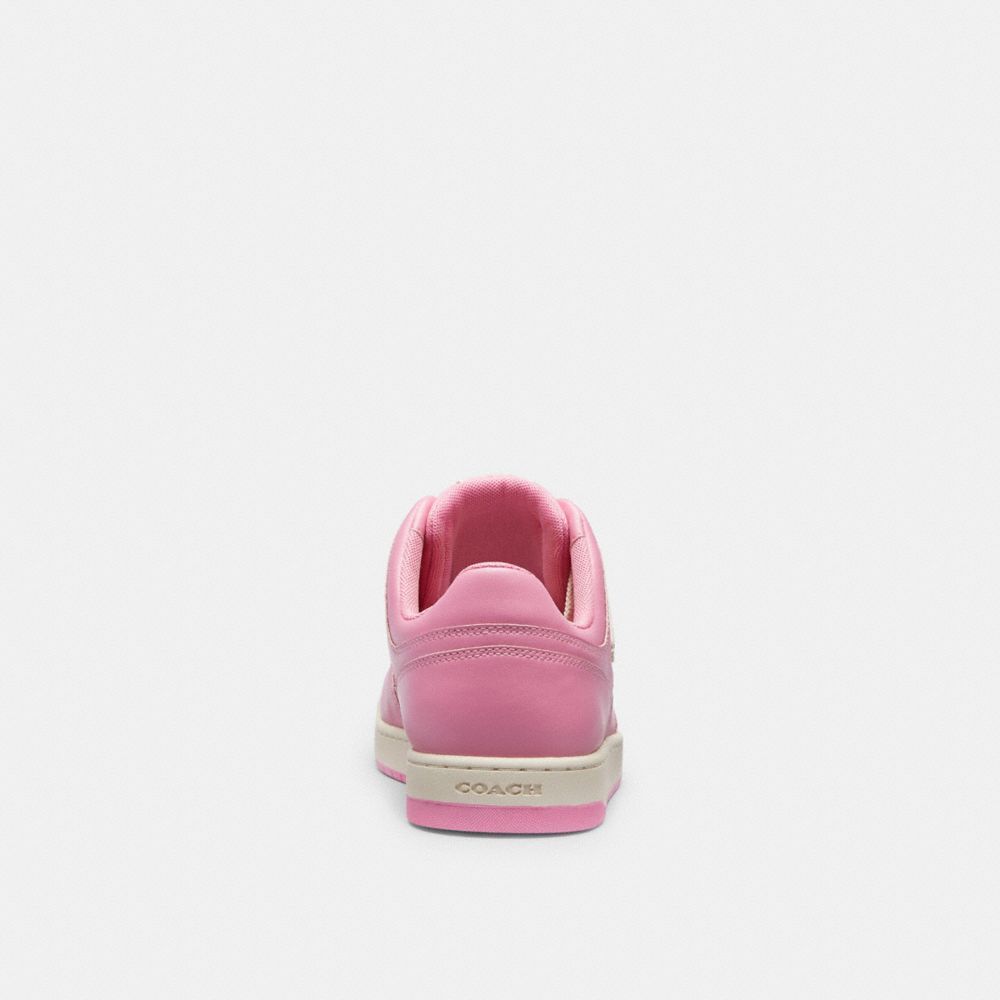 Coach C201 Low Top Sneaker In Signature Canvas Sneakers Dame Rosa | ZOL631097