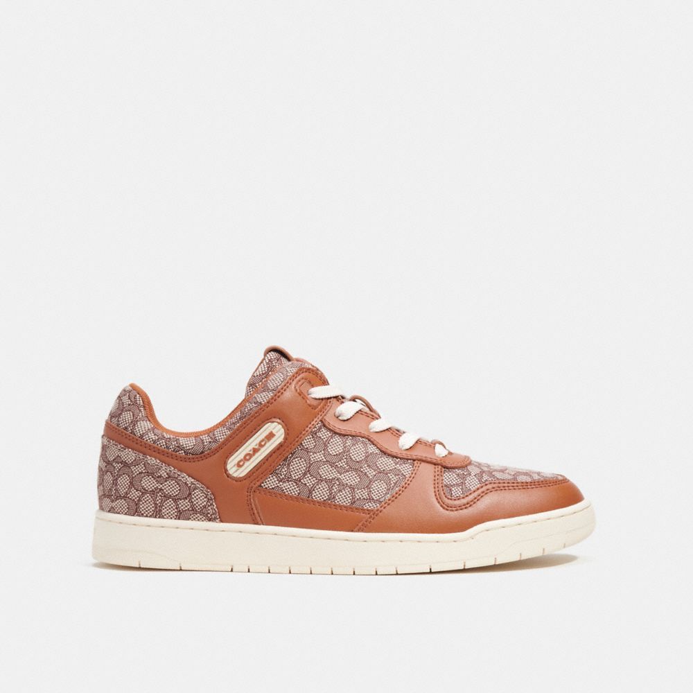 Coach C201 Sneaker In Micro Signature Jacquard Sneakers Herre Multicolor | XDS095724