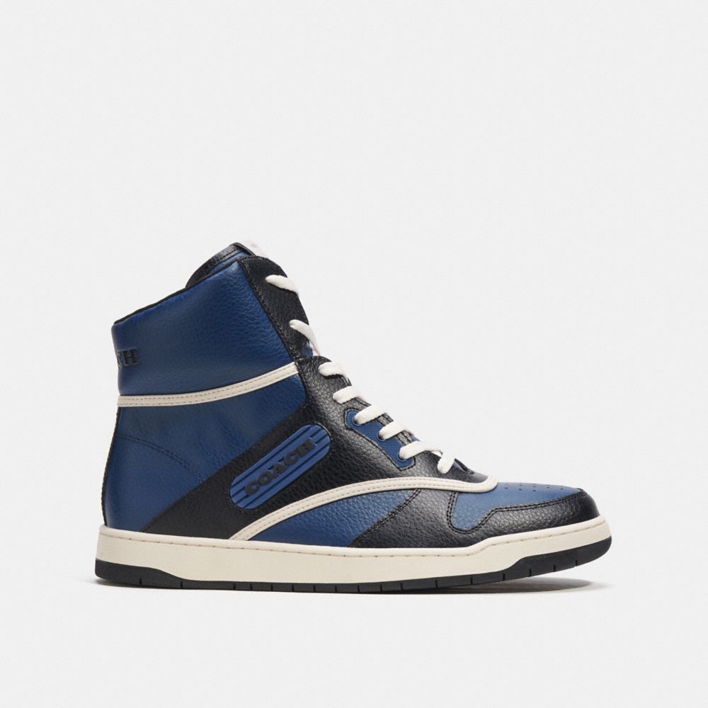 Coach C202 High Top Sneaker Sneakers Herre Dyp Blå | XIU526871