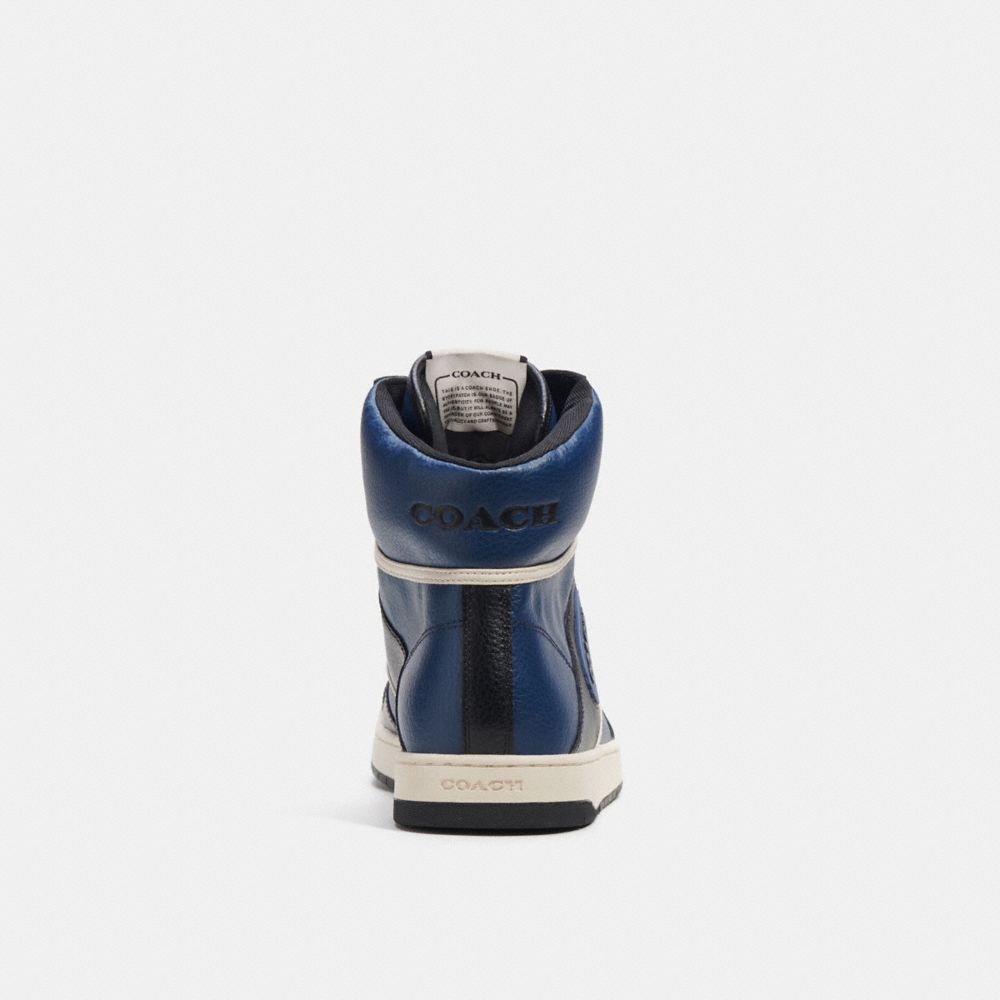 Coach C202 High Top Sneaker Sneakers Herre Dyp Blå | XIU526871