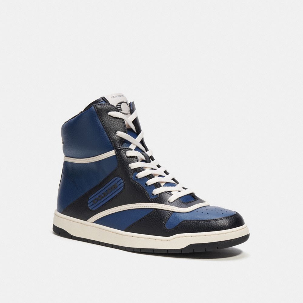 Coach C202 High Top Sneaker Sneakers Herre Dyp Blå | XIU526871