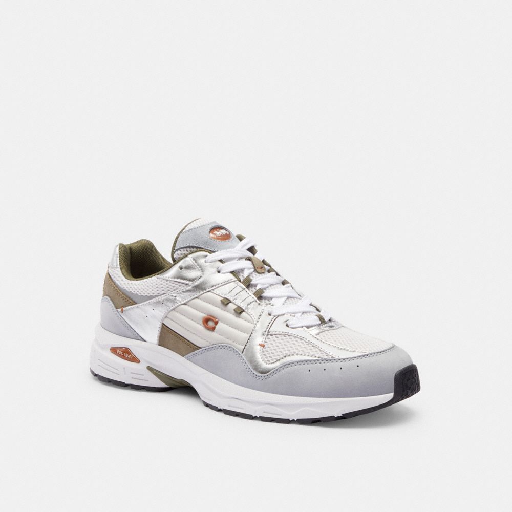 Coach C301 Sneaker Sneakers Herre Hvite Grå | PAD637928