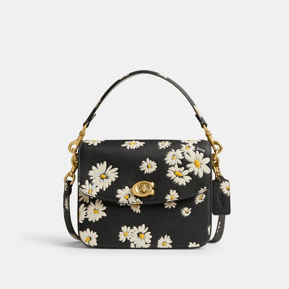 Coach Cassie Crossbody Bag 19 With Floral Print Crossbody Veske Dame Svarte Multicolor | PBR967405