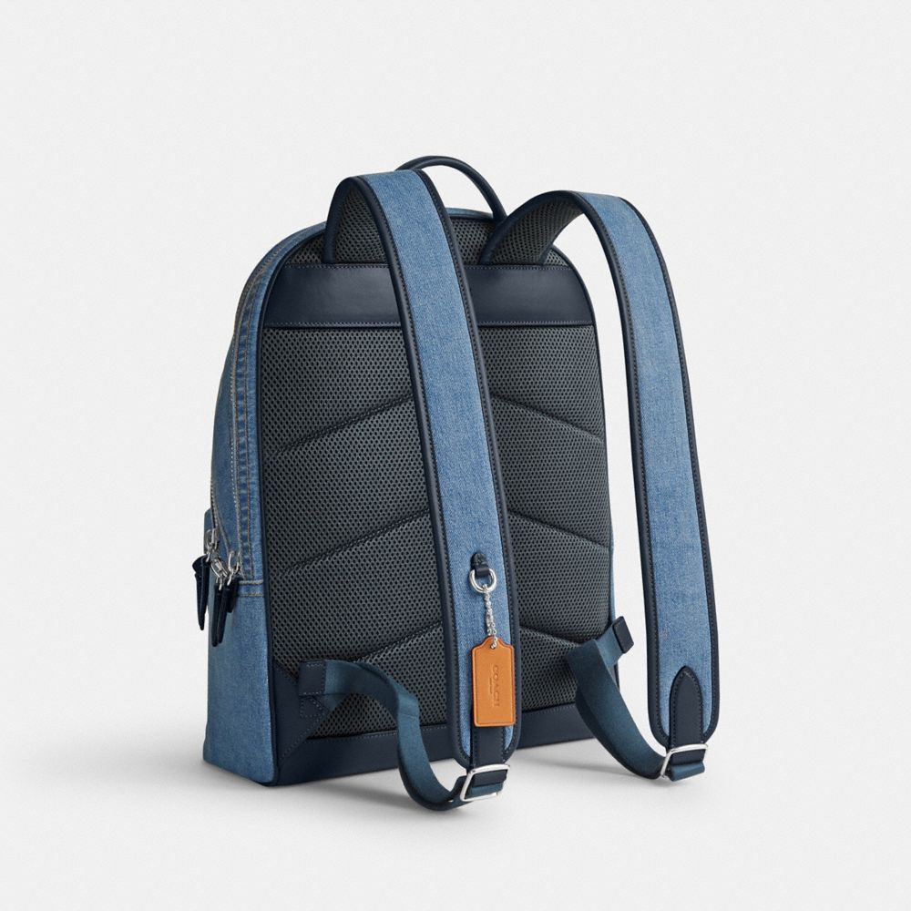 Coach Charter Backpack Ryggsekker Herre Blå Indigo Blå | KAR314508