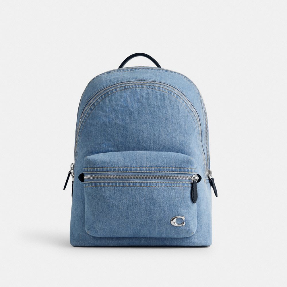 Coach Charter Backpack Ryggsekker Herre Blå Indigo Blå | KAR314508