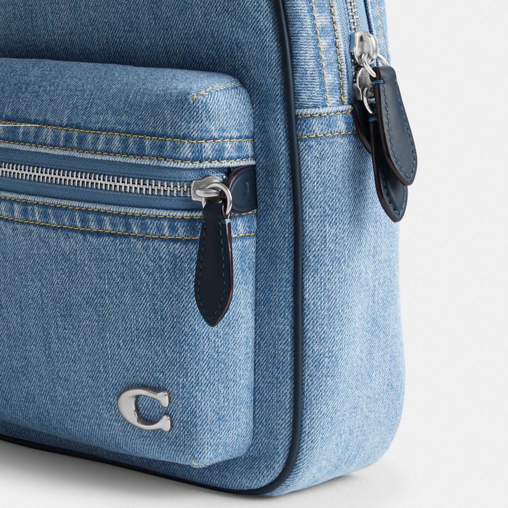 Coach Charter Pack Crossbody Veske Herre Indigo Blå | QZU306248