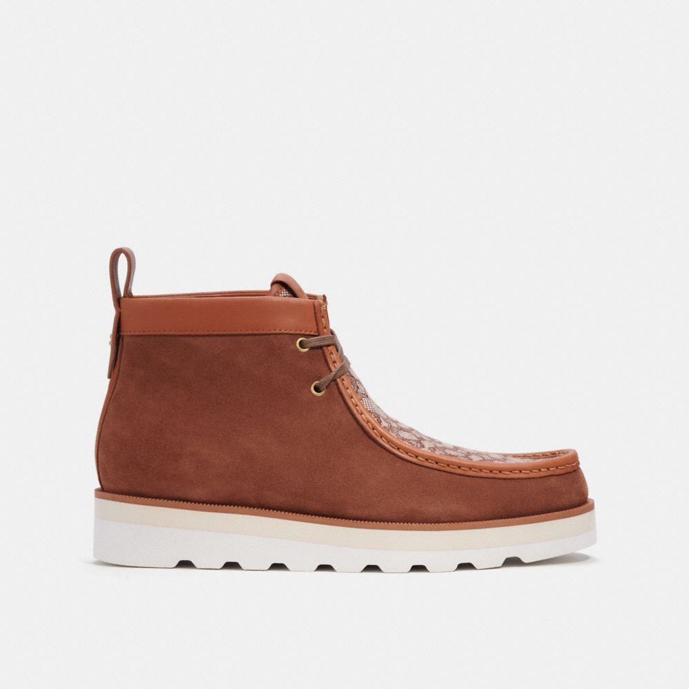 Coach Chukka Boot In Micro Signature Jacquard Støvler Herre Multicolor | PZI028573