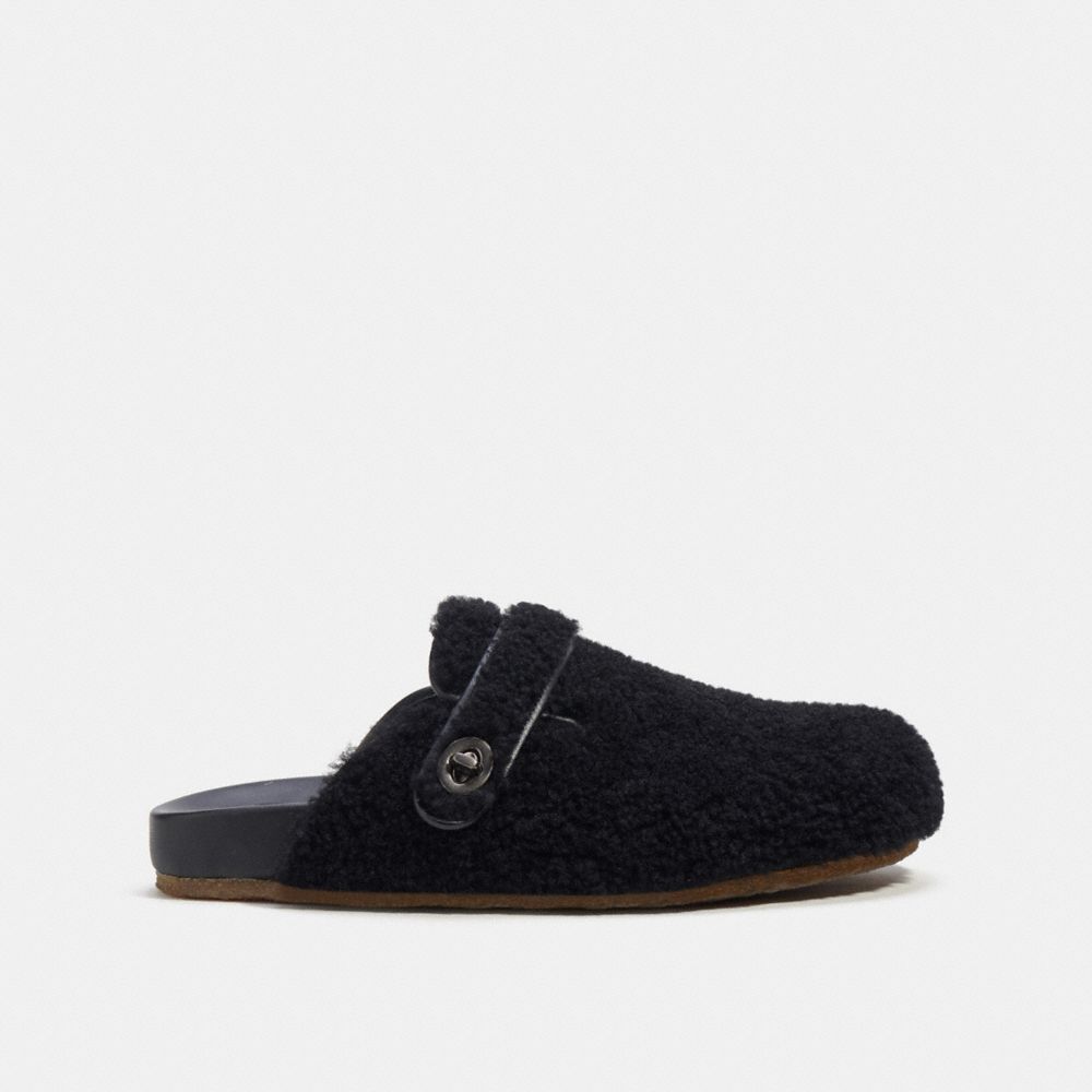 Coach Clog In Shearling Sandaler Herre Svarte | YXS597043