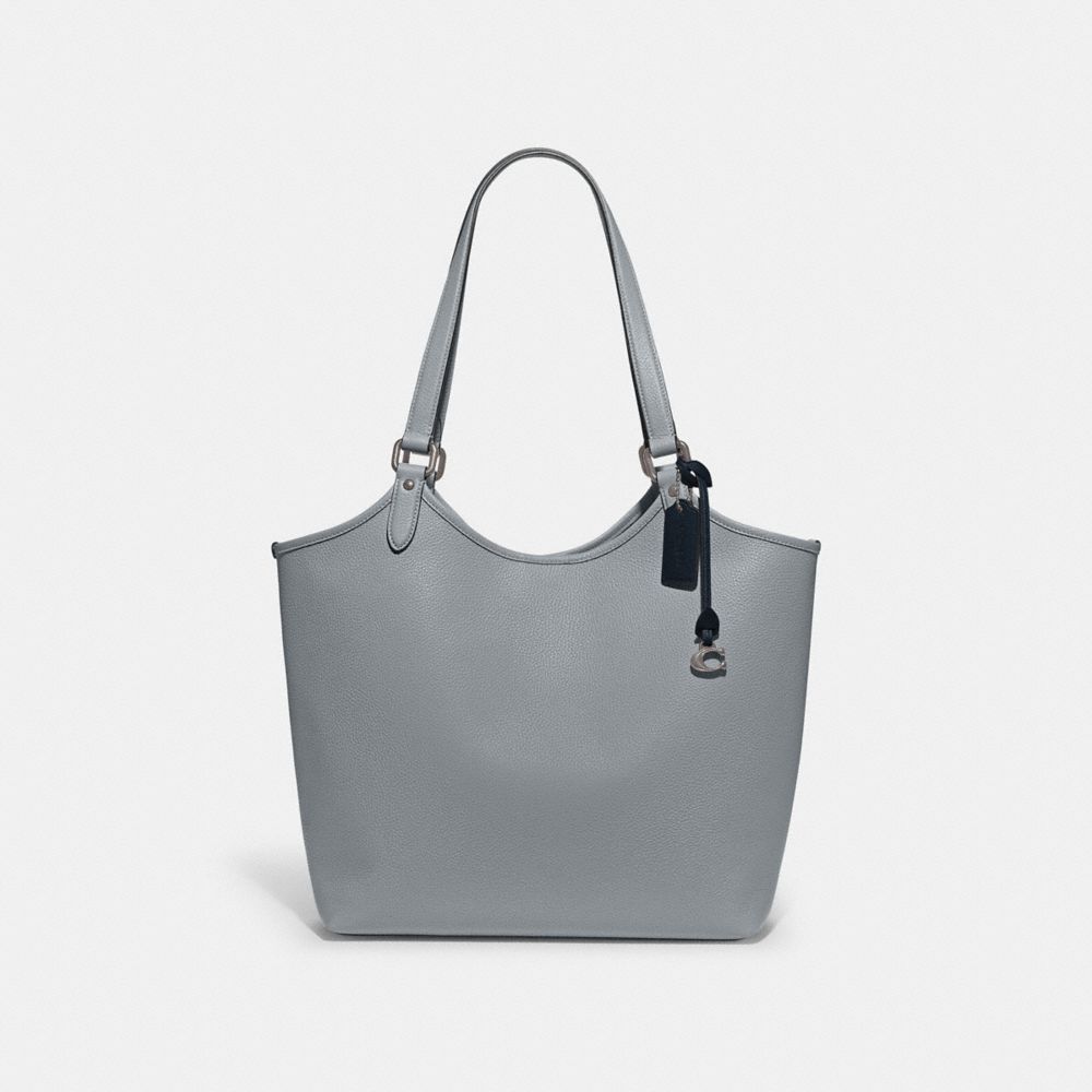 Coach Day Tote Bag Tote Veske Dame Sølv Grå Blå | CUM764083