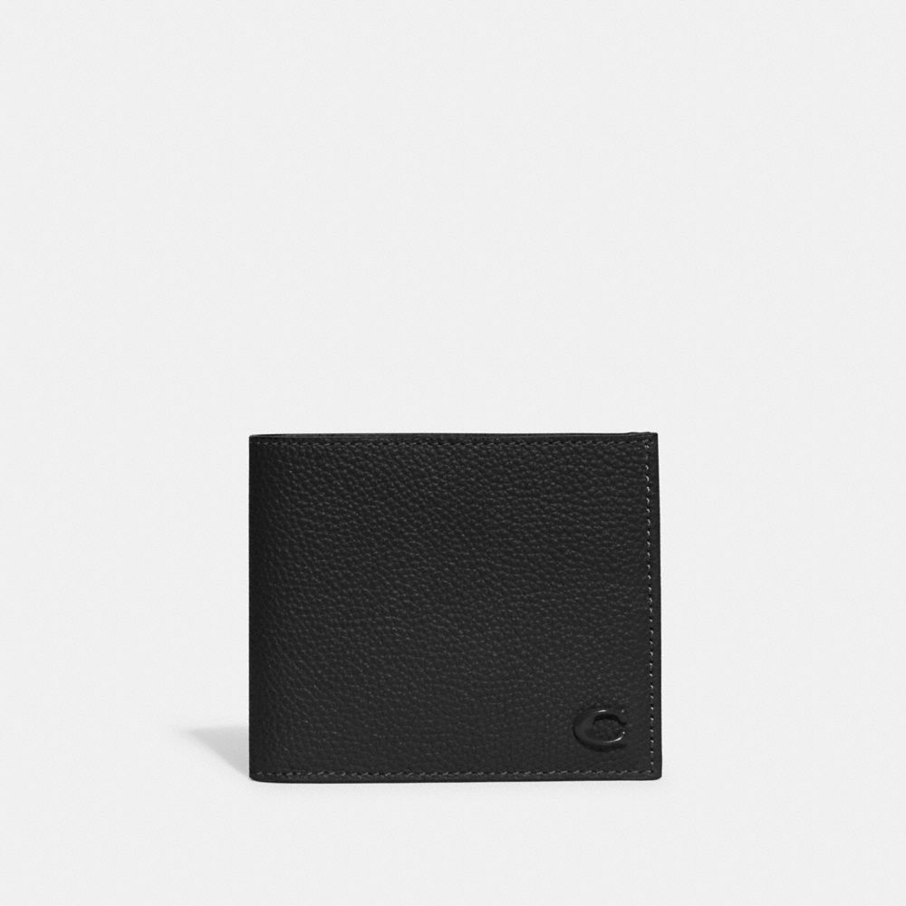 Coach Double Billfold Wallet Billfolds Herre Svarte | EPI360947