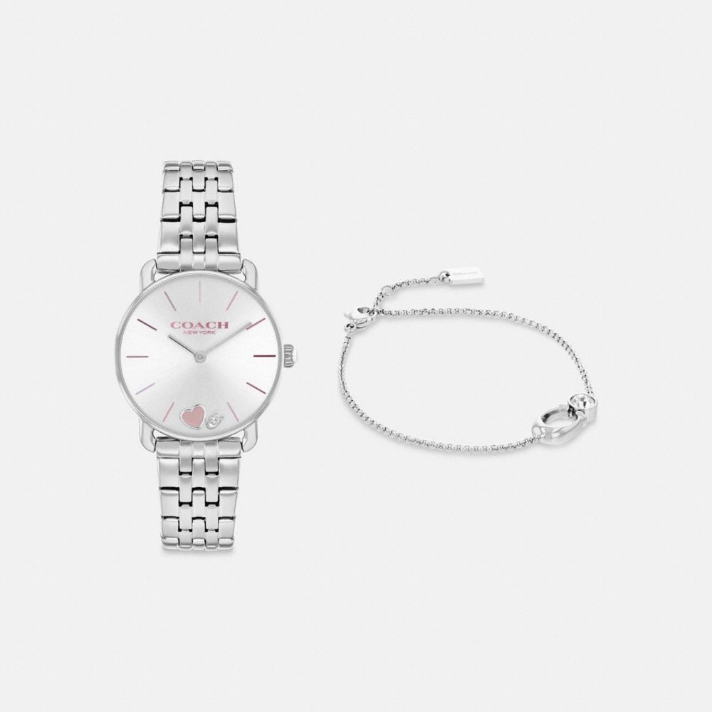 Coach Elliot Watch Gift Set, 28 Mm Klokke Dame Grå | FZM763258