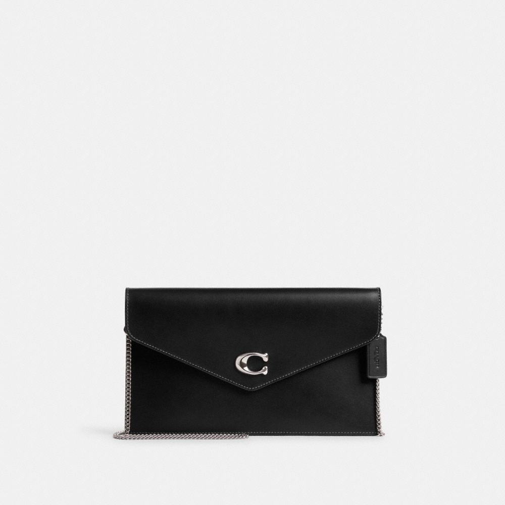 Coach Essential Clutch Crossbody Veske Dame Sølv Svarte | ZKM745293