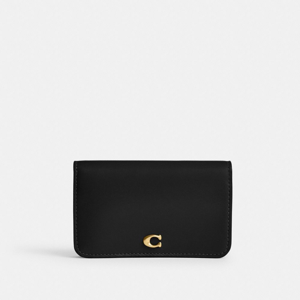 Coach Essential Slim Card Case Kortetui Dame Svarte | BOD376154