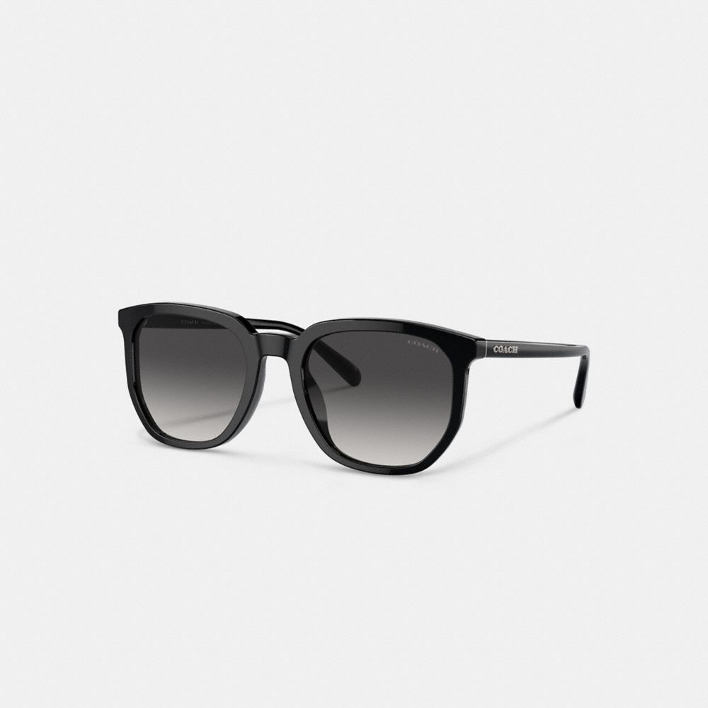 Coach Geometric Square Sunglasses Solbriller Herre Svarte | NXF845693