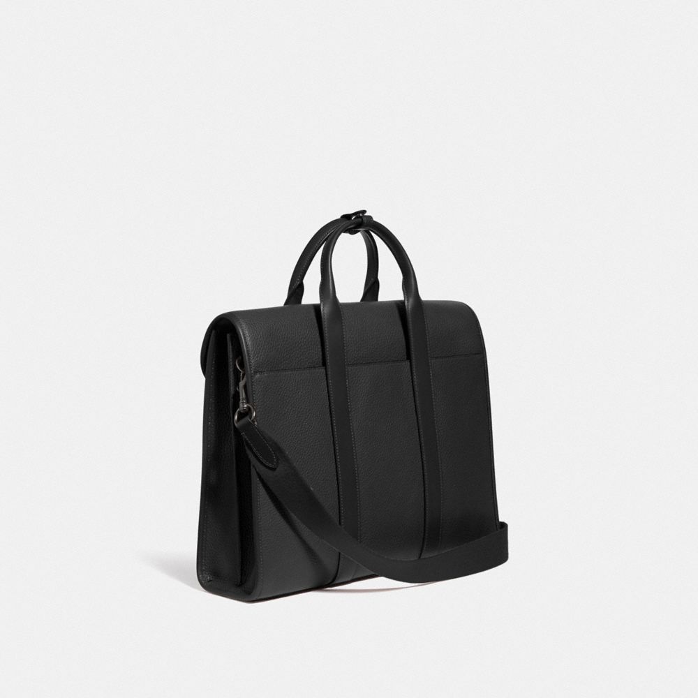 Coach Gotham Portfolio Bag Stresskoffert Herre Svarte Kopper Svarte | DYL835214