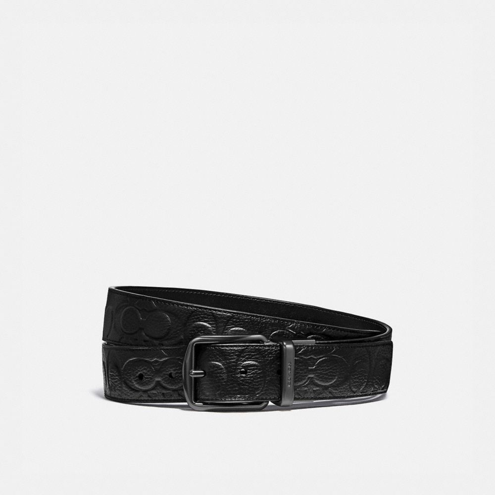 Coach Harness Buckle Cut To Size Reversible Belt, 38 Mm Belte Herre Svarte | OBG415876