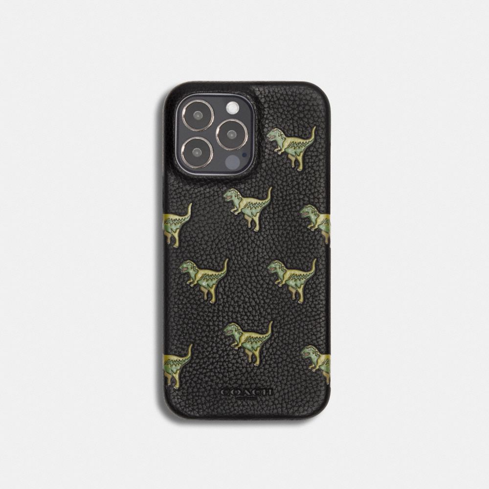 Coach Iphone 14 Pro Case With Rexy Reiseveske Dame Svarte | JAE970325