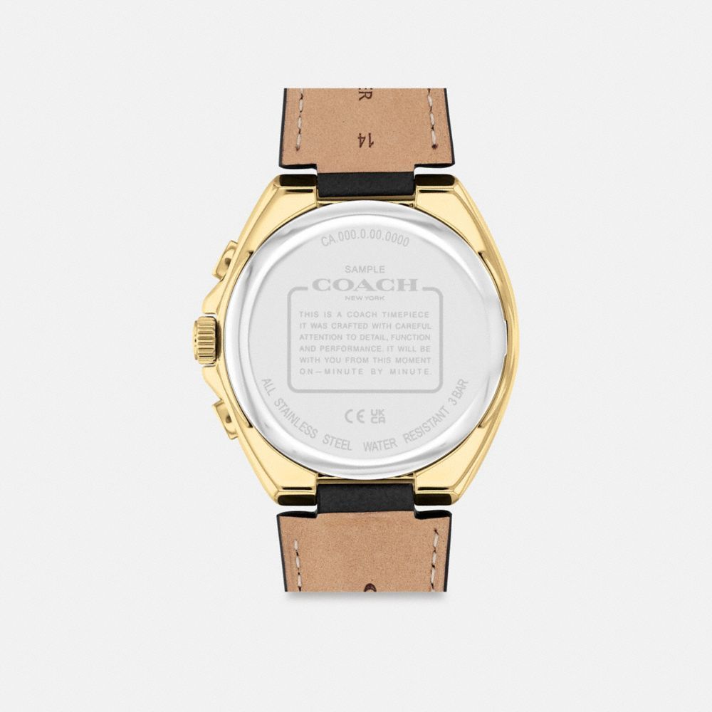 Coach Jackson Watch, 45 Mm Klokke Herre Svarte | EGT740326