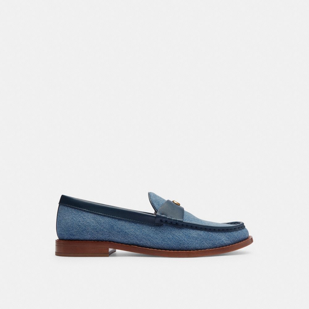 Coach Jolene Loafer Flate Sko Dame Indigo Blå | EYD307694