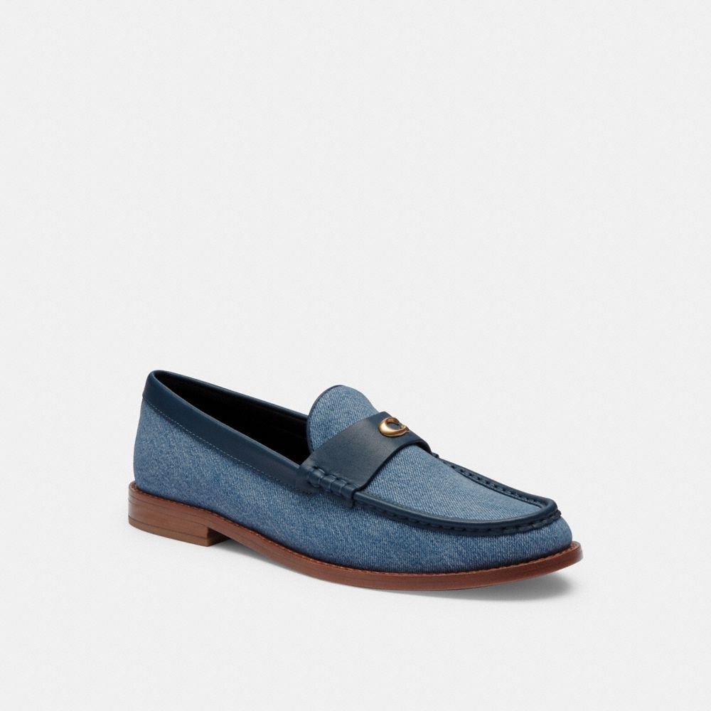 Coach Jolene Loafer Flate Sko Dame Indigo Blå | EYD307694