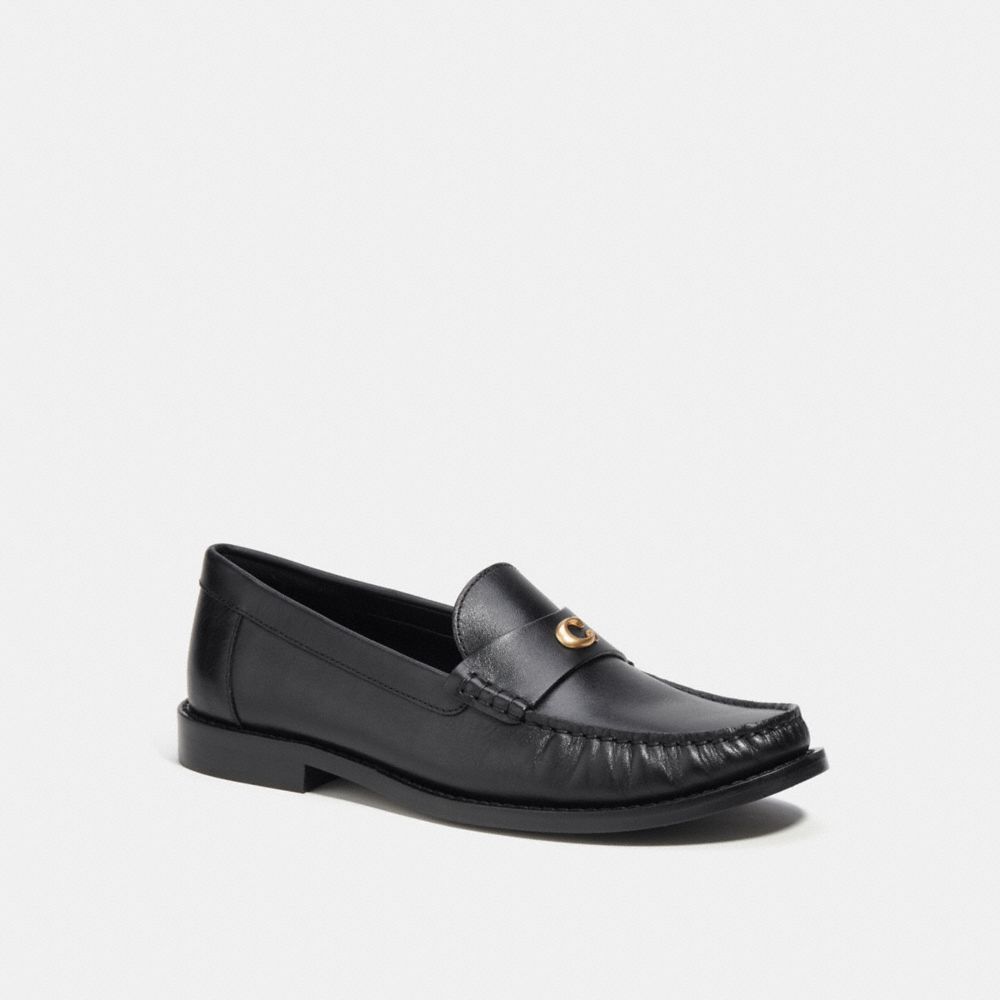 Coach Jolene Loafer Flate Sko Dame Svarte | ZAE956348