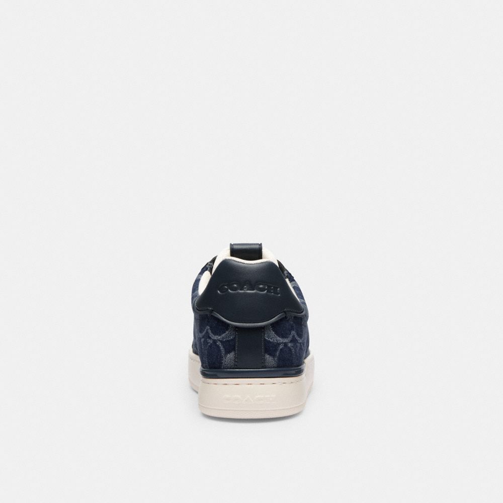 Coach Lowline Low Top Sneaker In Signature Denim Sneakers Dame Blå | TUE157936