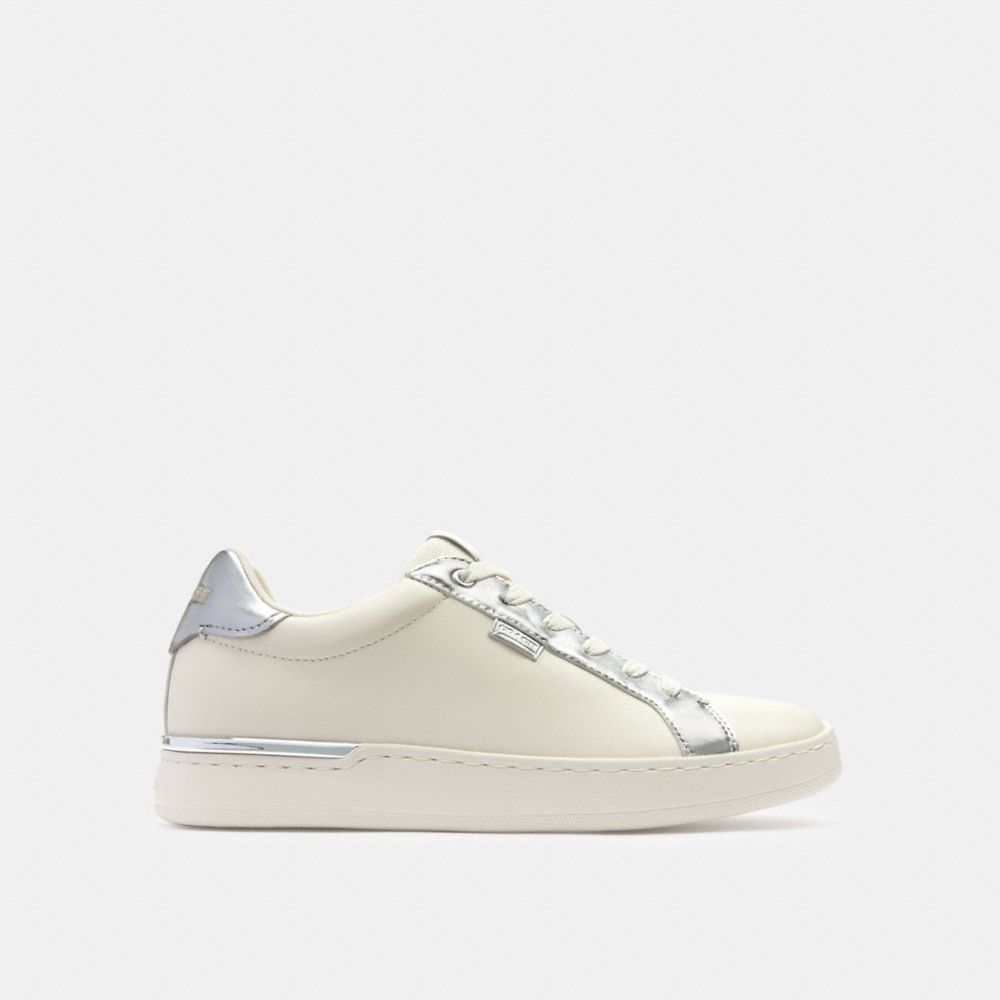 Coach Lowline Low Top Sneaker Sneakers Dame Sølv | TCO062183