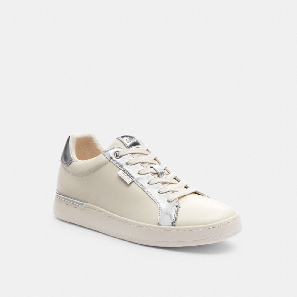 Coach Lowline Low Top Sneaker Sneakers Dame Sølv | TCO062183