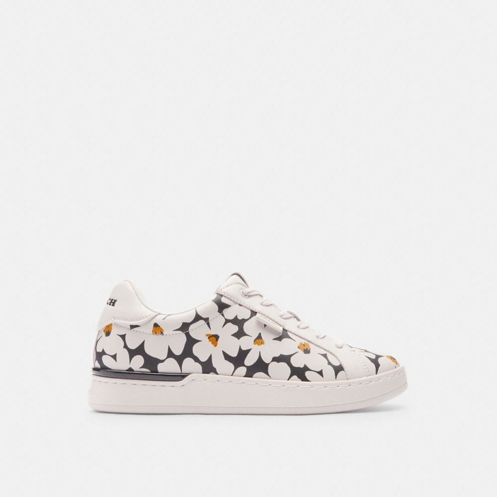 Coach Lowline Low Top Sneaker With Floral Print Sneakers Dame Multicolor | BZO278049