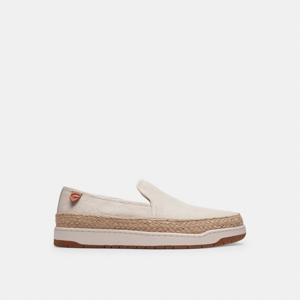 Coach Miles Espadrille In Signature Jacquard Loafers Herre Multicolor | QJF920586